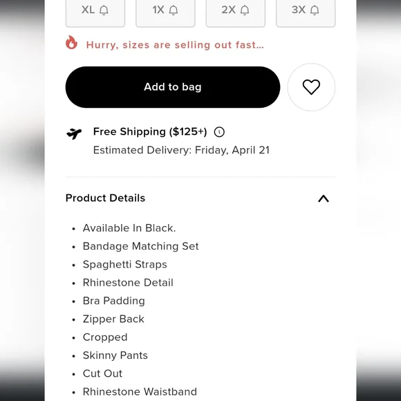 Crop top and pants set - Picture 5 of 5